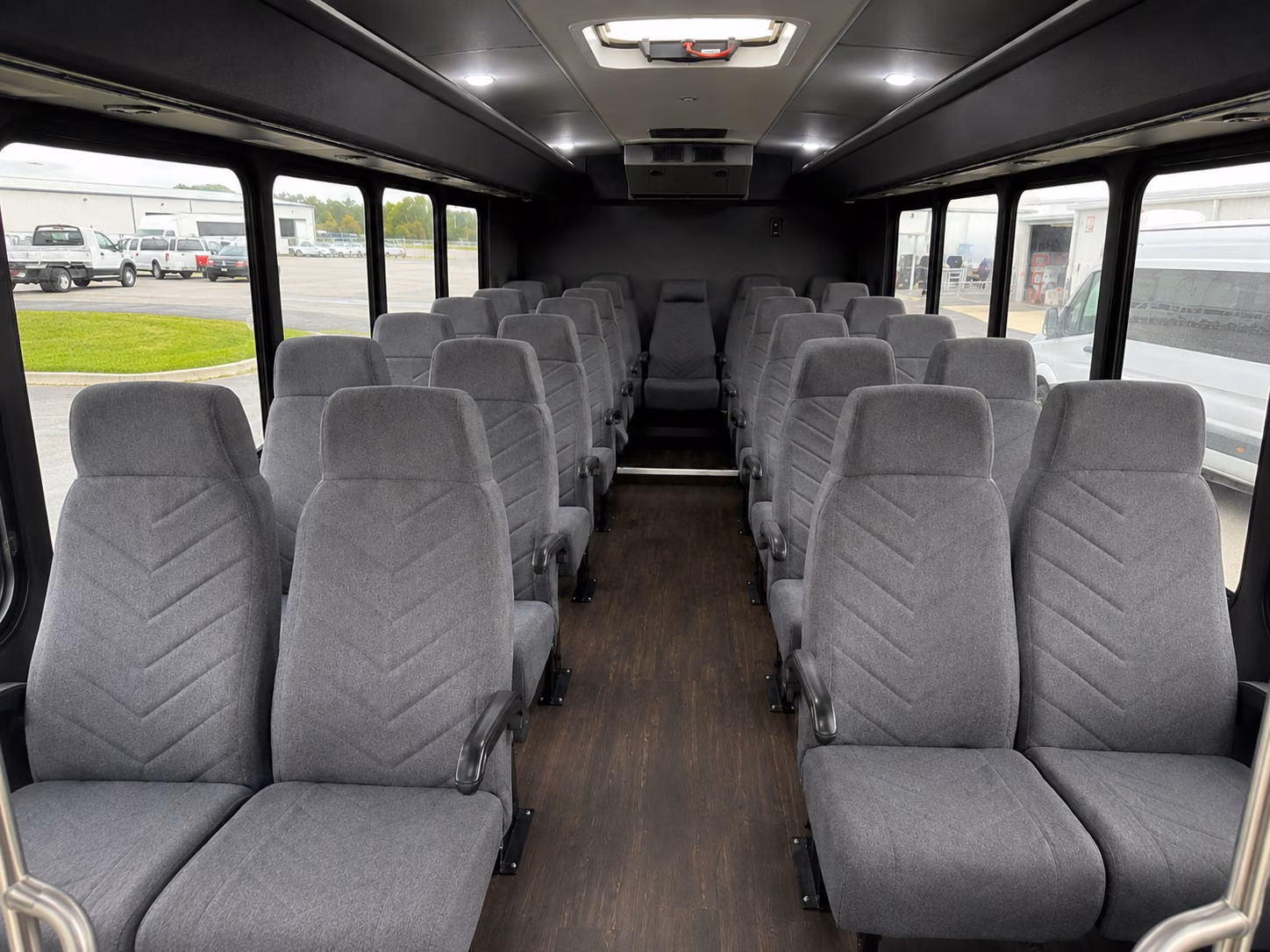 manteca 15 passenger minibus interior