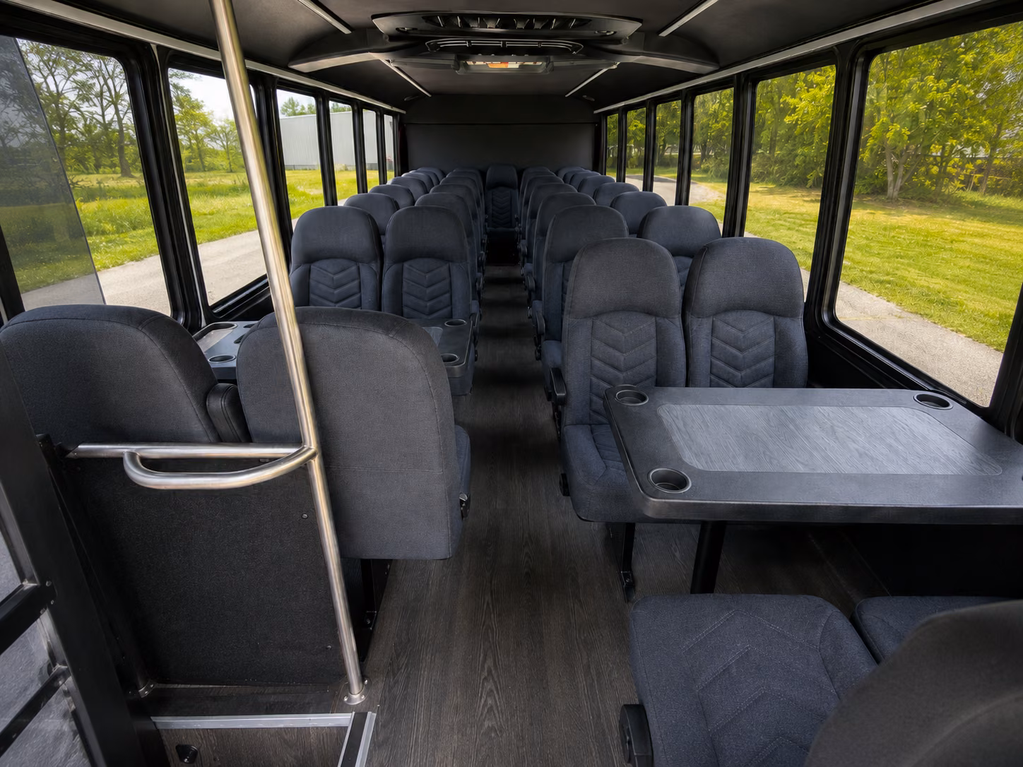 manteca 20 passenger minibus interior