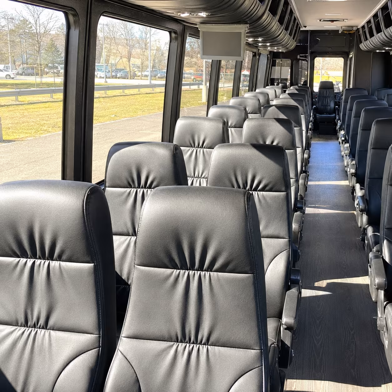 manteca 25 passenger minibus inside