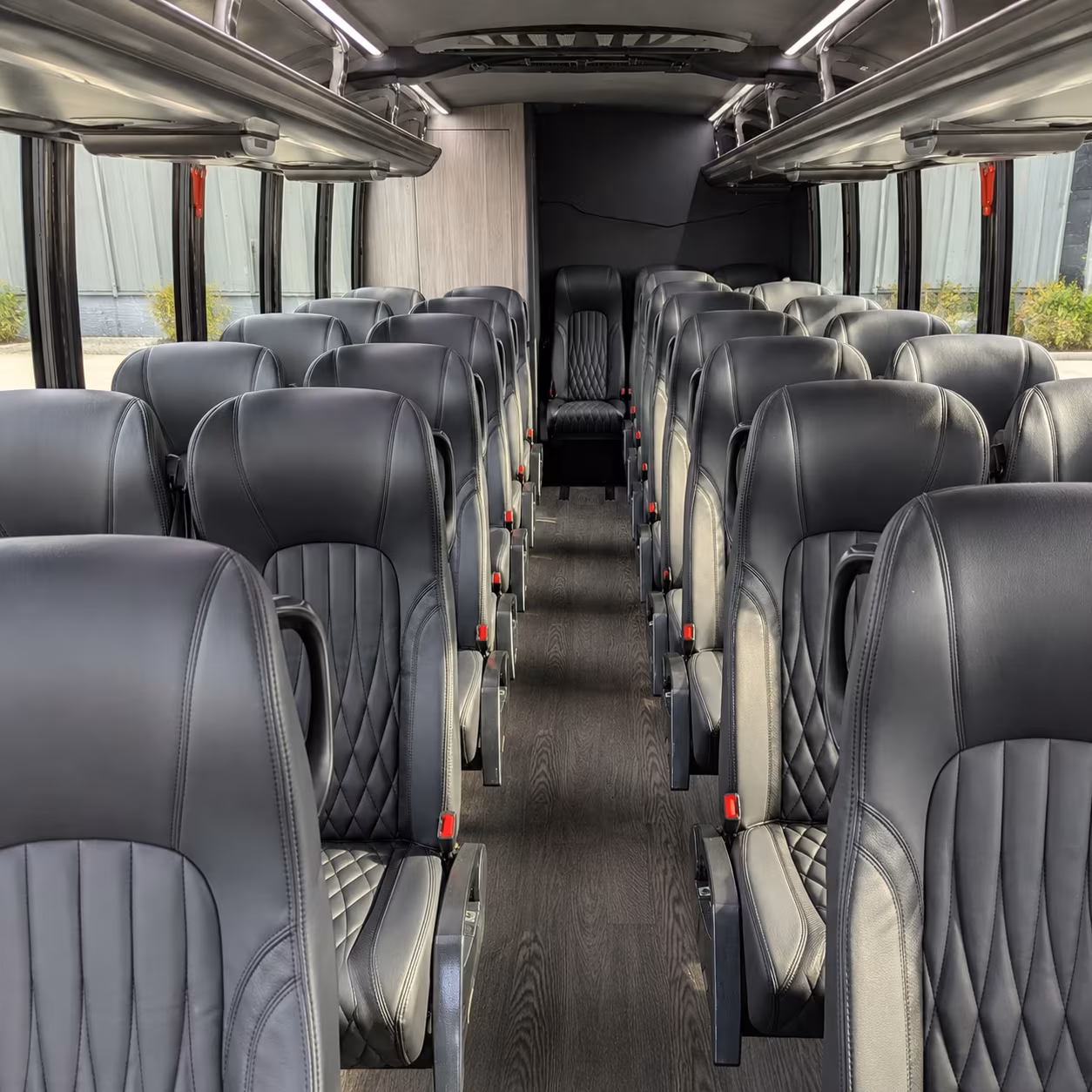 manteca 35 passenger minibus inside