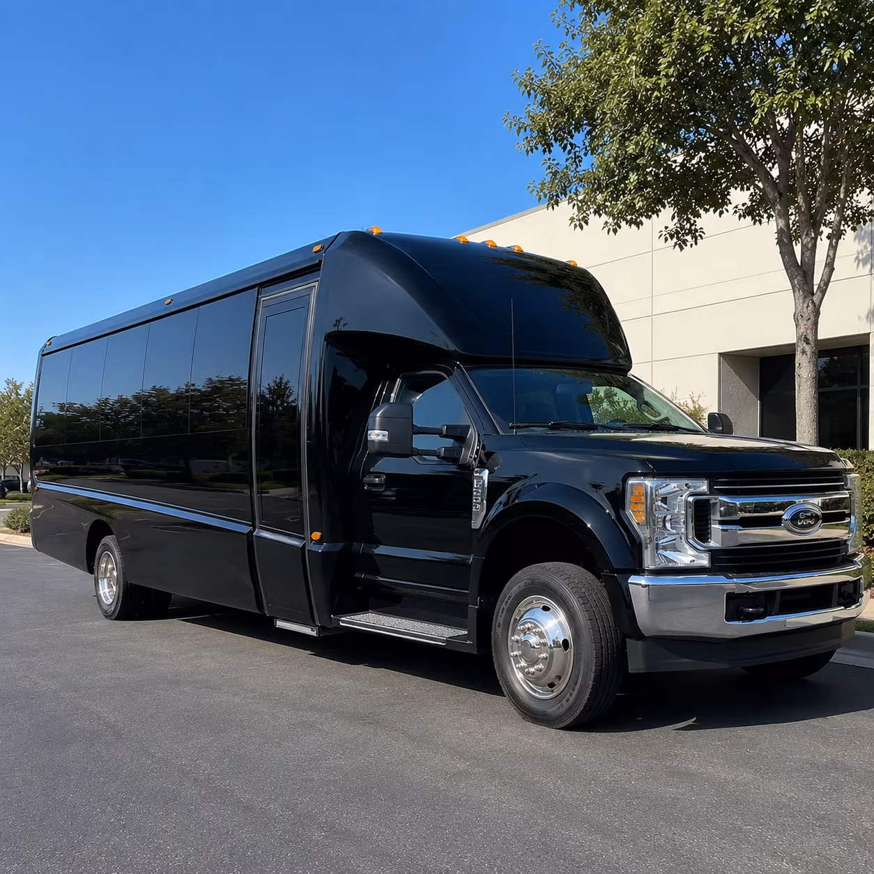 manteca corporate event transportation onboard seating