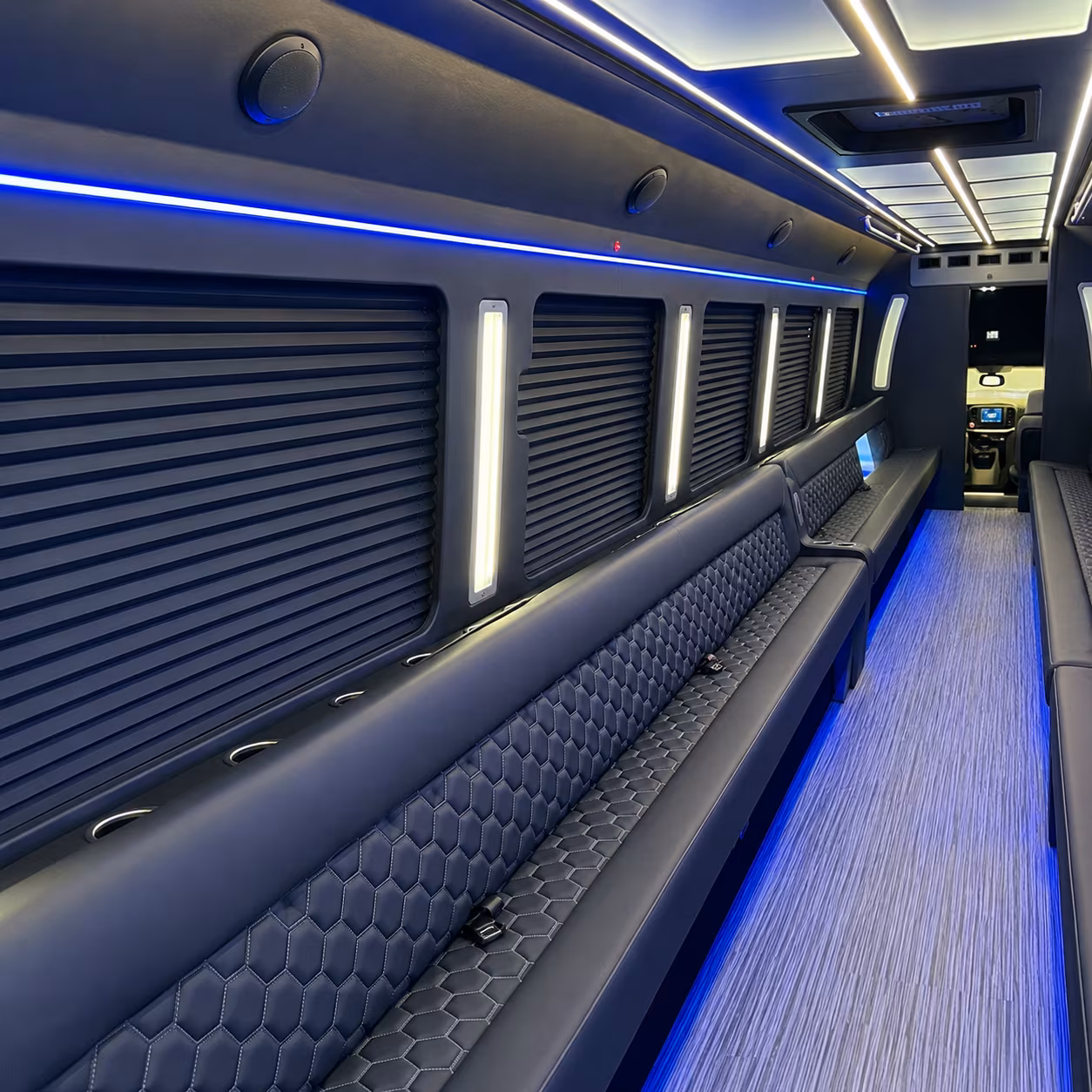 manteca party bus inside