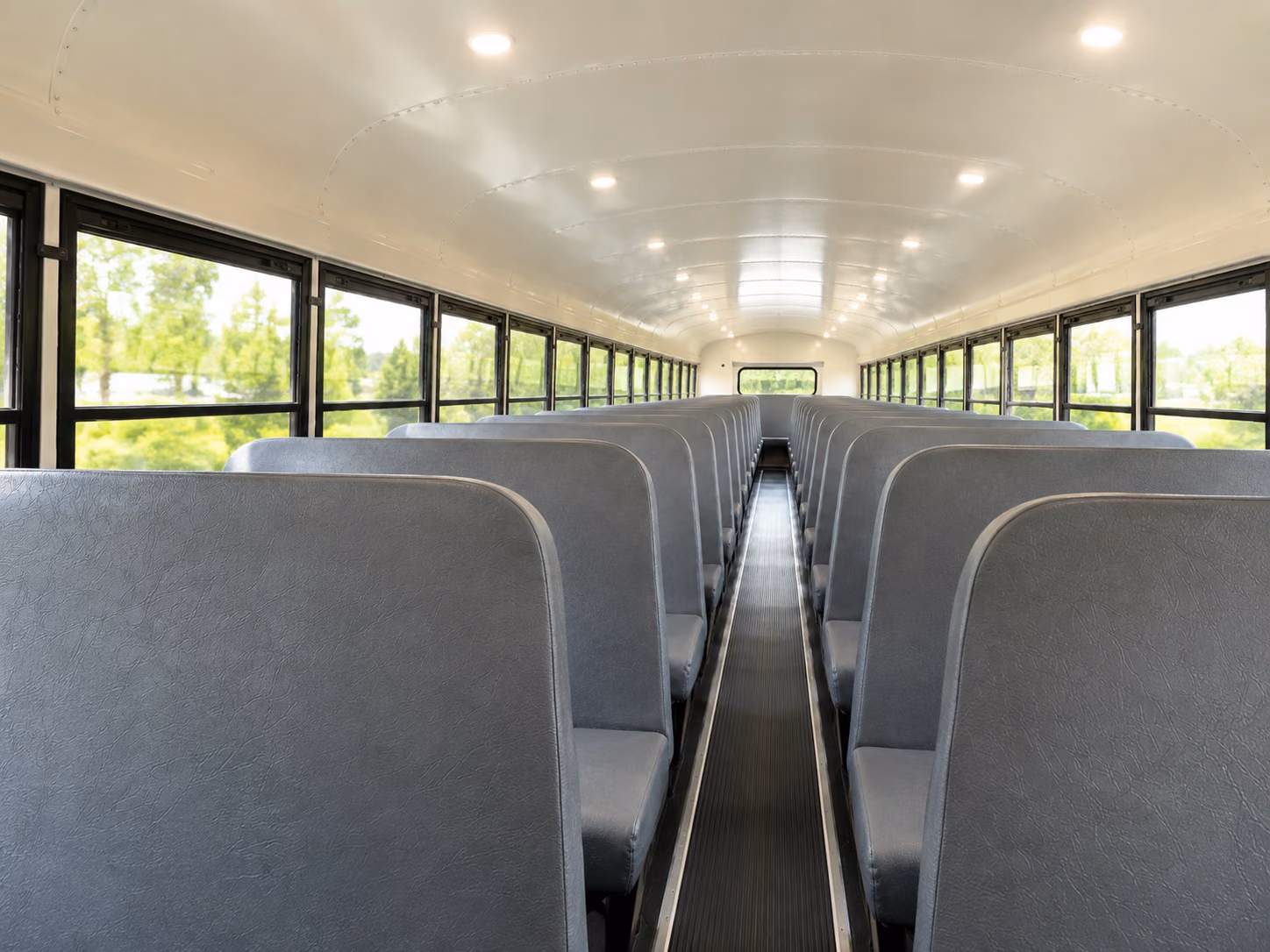 manteca school bus interior