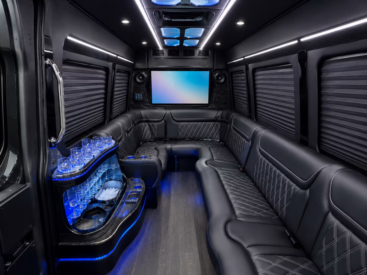 manteca sprinter limousine inside